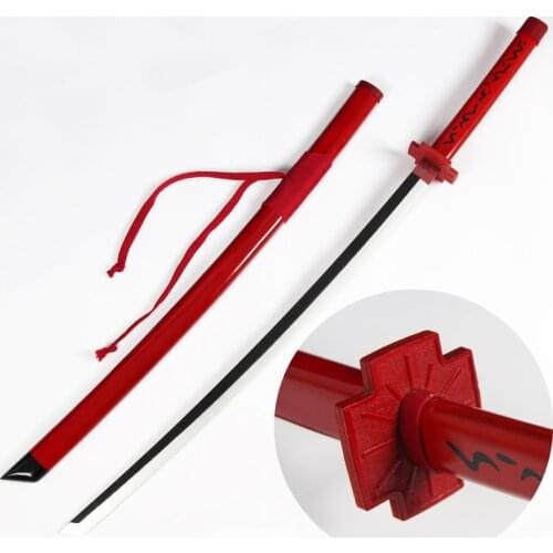 Anime Akame Ga KILL! Sword Cosplay Props Weapons Teigu Murasame Poison Strike Night Raid Sword Red or Black Options 104CM