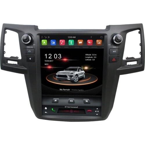 IPS 6-Core PX6 Android 9.0 Tesla style 12.1" Car DVD Player for Toyota Fortuner 2005-2015 Bluetooth 5.0 WIFI GPS Stereo Radio