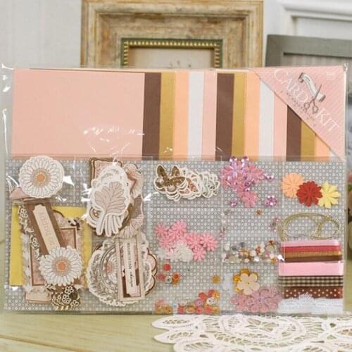 29X21cm 15 Cards&15 Envelopes Scrapbooking Paper Pack Background Pads Handiwork Making DIY Festival Gift Packaging Decorations