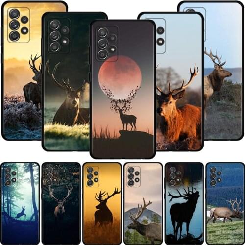 Case For Samsung Galaxy A72 A71 A52 A51 A42 A41 A32 A31 A22 A21s A12 A11 A02 A02s A01 Cover Shell Fundas Deer Hunting Camo