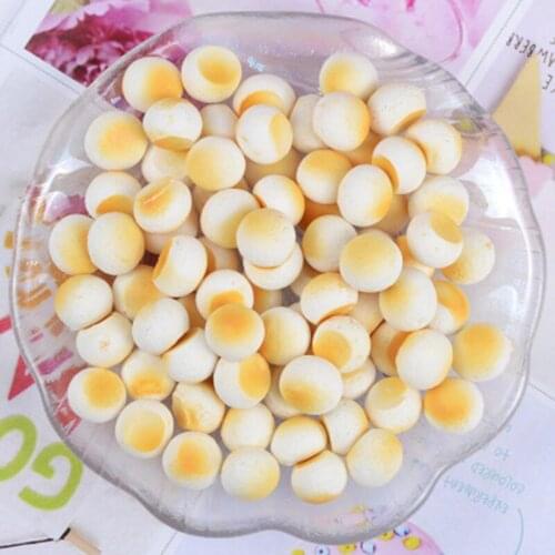 ZOCDOU 5 Pieces Simulation Small Bun Statue Figurine Ornament Miniature Decoration Cartoon Simulation Food And Accessorories