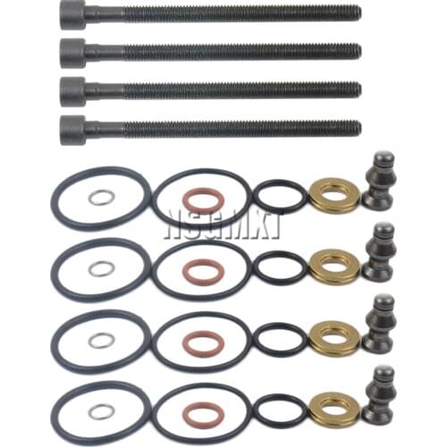 AP01 4x Gasket set injector + bolts for Audi A3 A4 A6 VW Lupo Polo Golf TDI 038198051 038198051A 03G103385A 1417010997 1996-2010