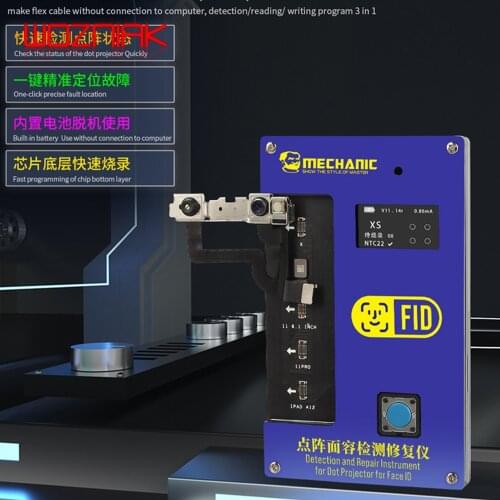 MECHANIC FID lattice repairer Face ID unbundling repair detector face IC Burn the cable chip Recovery cable Programmer Tool