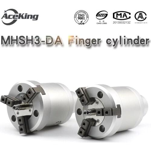 MHSH3-DA Middle air push open close cylinder MHSH3-16DA/20DA/25DA/32DA/40/50/63DA Finger cylinder MHSH3-16DA MHSH3-20DA