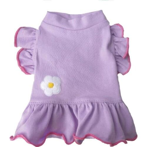 Cute Princess Dog Dress Summer Cat Clothing Small Dog Clothes Skirt Yorkie Pomeranian Poodle Bichon Schnauzer Pet Dresses Outfit