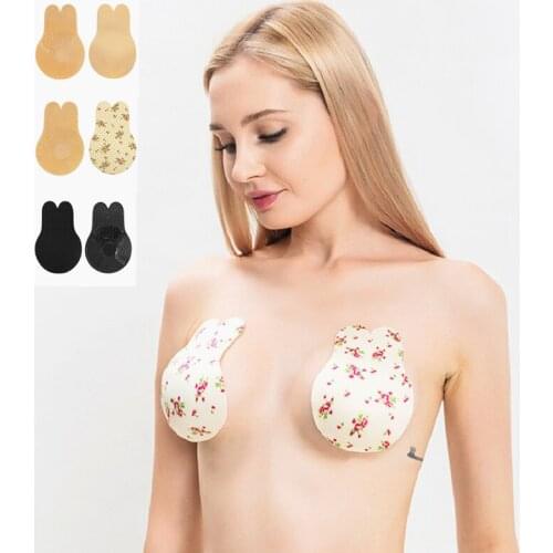 Reusable Breast Petals Lift Nipple Cover Invisible Petal Adhesive Strapless Backless Plus Size Silicone Breast Pasties Stickers
