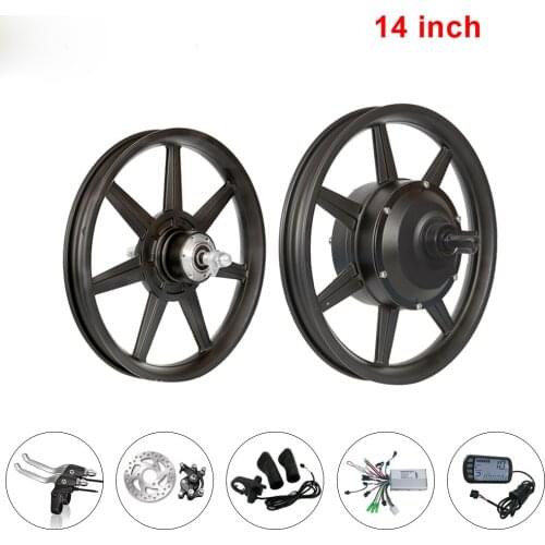 14 inch One Motor Wheel Kit Bicicleta Brushless Gear 36V48V250W Electric Bicycle Motor Drive Wheel Electric Bicycle