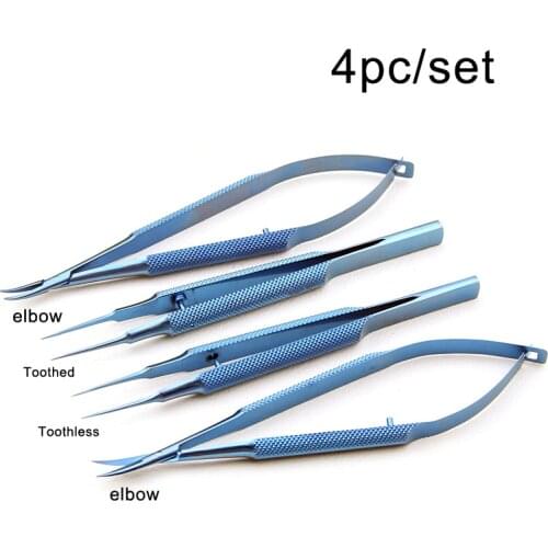 Titanium alloy instruments set forcep needle holder scissor Ophthalmic instruments