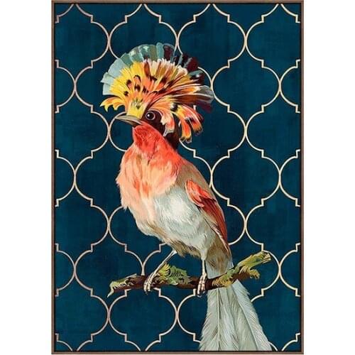 Painting Bird Colors (140 x 4 x 100 cm)