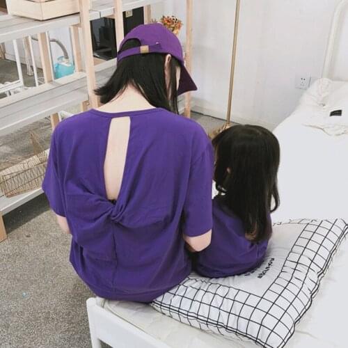 Mommy and Me Clothes 2019 In Girls Mother Daughter Dresses Formal Mom and Daughter Dress Cotton Matching Clothes Family Outfits