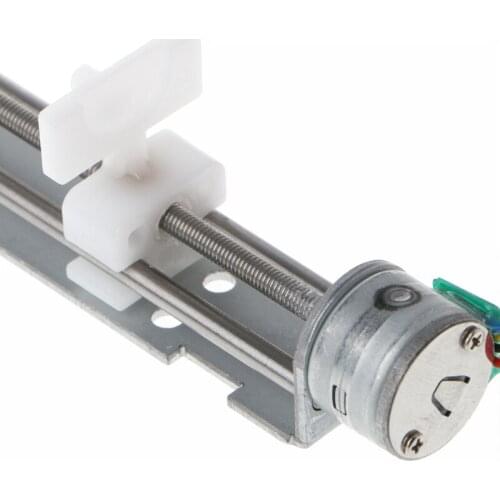 DC 4-9V Drive Stepper Motor Screw with Nut Slider 2 Phase 4 Wire For Laser Engraving WXTC