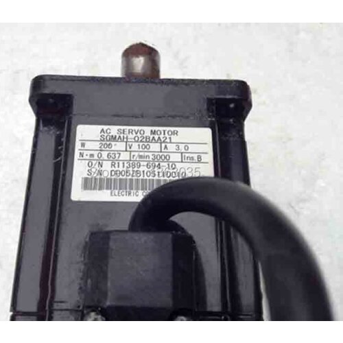SGMAH-02BAA21 ac servo motor SGMAH-02BAA21 servo motor fully tested working