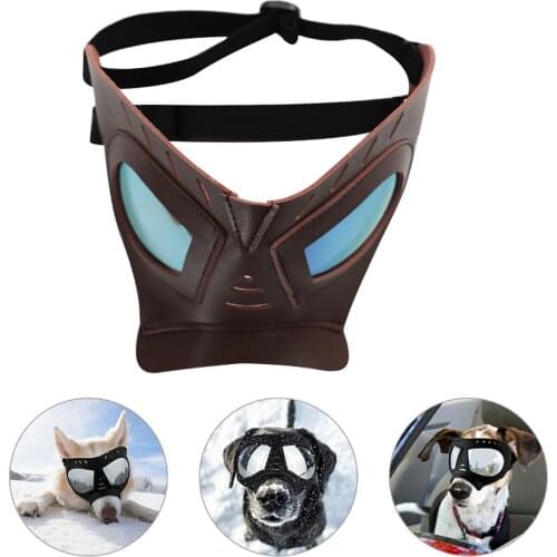Dog Glasses - Medium and Large Dog Pet Sunglasses Windproof and Snowproof Pet Glasses for Outdoor Driving and Riding Pet Goggles