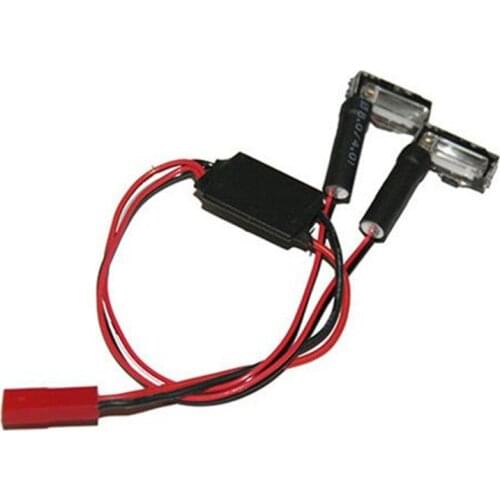 Dual lights version 7-28V Super bright Xenon Flashing LED Strobe Lights /JST Connector