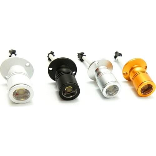 LED 3W Spotlight Mini Cabinet Light DC 12V Downlight Jewelry Showcase Lamp Include Led Driver AC85-265V Adjustable angle