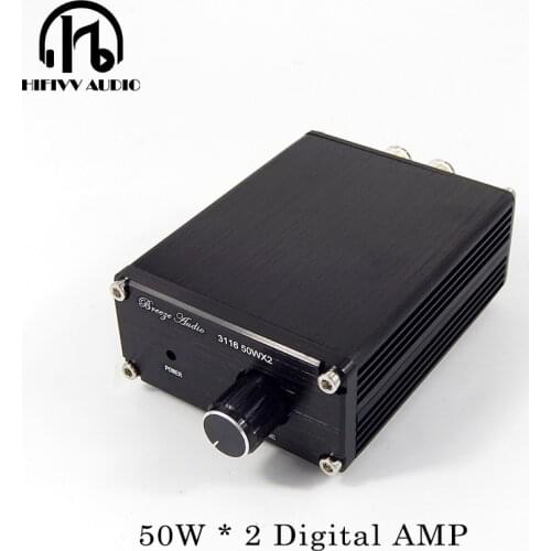 Hifi power amplifier TPA3116d2 Computer desktop speakers digital power AMP 50W*2