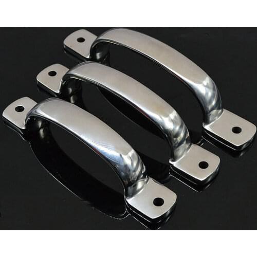 Thickening 304 Stainless Steel Surface Mounted Handle Anti-theft Door Mechanical Equipment Industrial Small Door Handle
