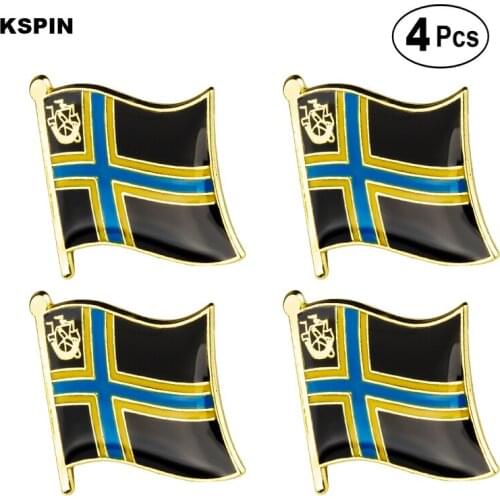 CAITHNESS Lapel Pin Flag badge Brooch Pins Badges 4pcs