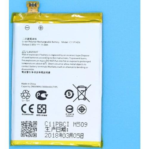 10pcs /lot 3000mAh C11P1424 Li-Polymer Battery For ASUS Zenfone2 Zenfone 2 ZE550 ML Z008D ZE550ML ZE551ML Z00AD Z00ADB Z00A