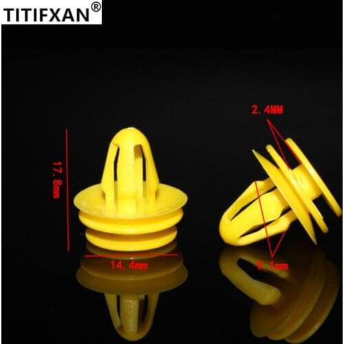 10PCS Car tailgate door trunk panel plastic fastener for Multivan Caravelle decorative plates clip
