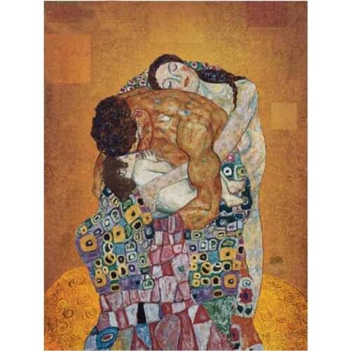 5D Diy Diamond Painting Cross Stitch Full Square Round Happy Family Diamond Embroidery Klimt Pictures by number Crafts