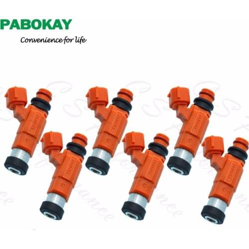 6 PIECES For Nikki Flow Matched Fuel Injector for Dodge-Mitsubishi 1.82.03.0 INP-771 0280155723 842-12223 CDH210 CDH-210 INP771