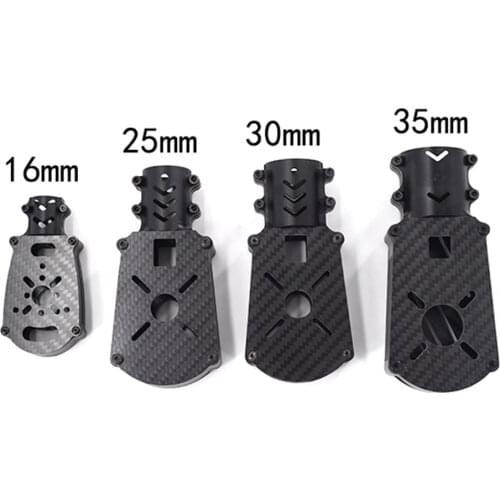 Aluminum alloy d16/25/30/35mm motor base carbon tube fixed motor base connector bracket base for RC factoryuav