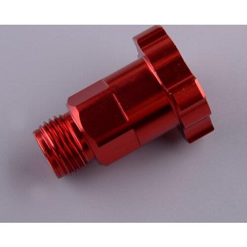 External Thread Car Aluminum Accessories fit for PPS Adapter Spray Cup Connector Pot Joints M16*1.5mm Red
