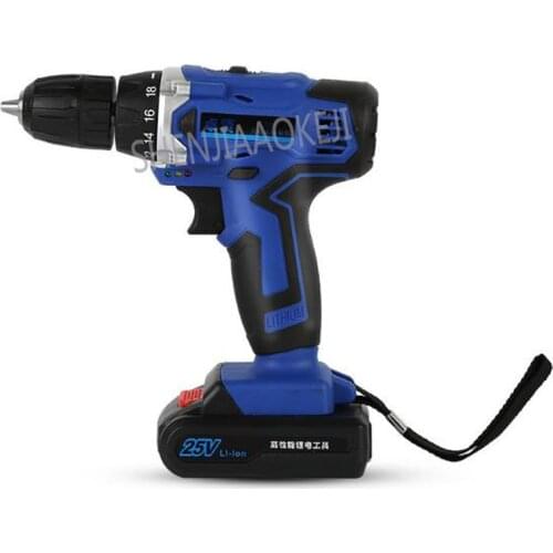 25V charging drill Lithium battery rechargeable hand drill Electric screwdriver tool electric screwdriver torsion drill