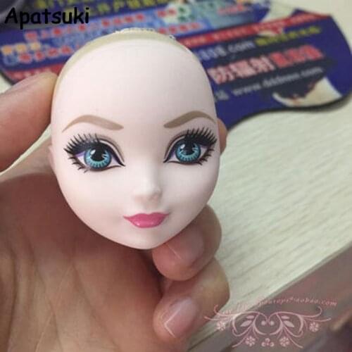 1:6 DIY Doll Head For Monster High Doll BJD Dolls Heads Practicing Demon Monster Head Without Hair Doll Accessories Kids Toy