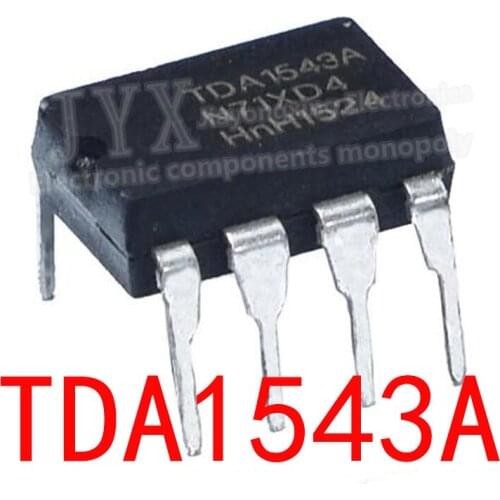 2pcs/lot TDA1543A DIP TDA1543 DIP8 Integrated circuit IC