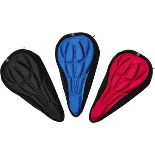 3D Bicycle Saddle Soft Cushion Bike Front Seat Cover Comfortable Foam Seat Cycling Saddle Mat Bicycle Accessories