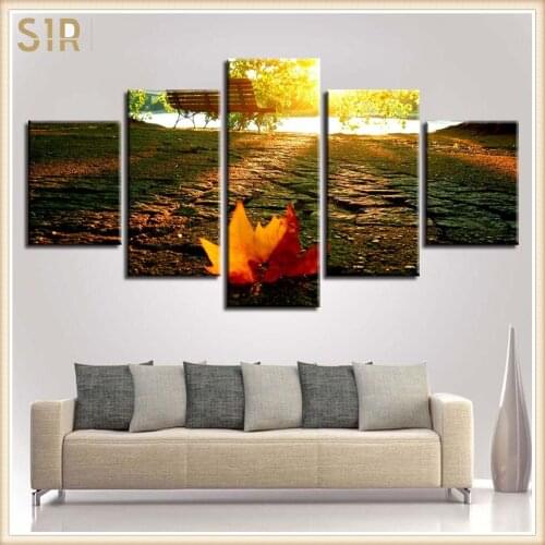 Beautiful Scenery HD Printed 5 Piece Canvas Art Scenery Painting Wall Pictures for Living Room Home Decor Anime Poster Wall Art