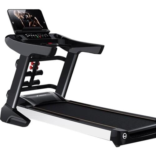 Treadmill Multifunctional Home Fitness Equipment Treadmill Foldable Ultra-quiet Shock Absorption Hand-held Heart Rate Test