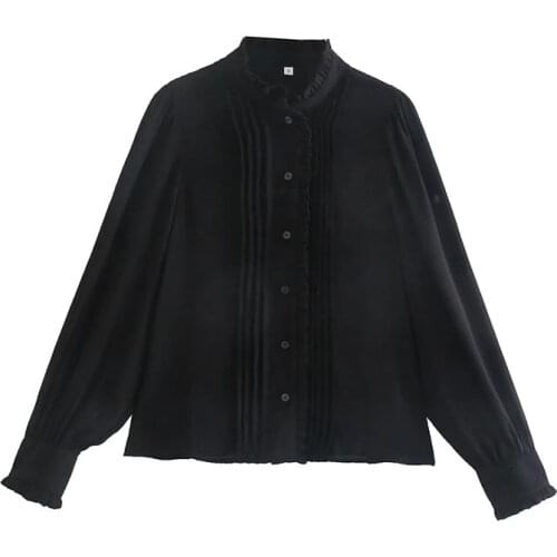 Черные блузки Nlzgmsj China At AliExpress