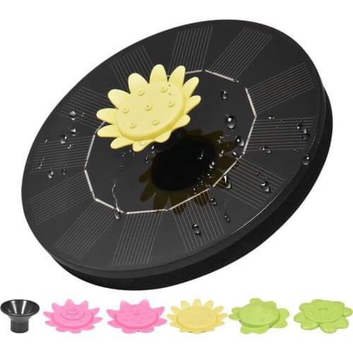 Floating Mini Solar Fountain Garden Water Fountain Pool Pond Home Decoration Outdoor Bird Bath Solar Powered Fountain Waterfall