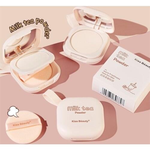Nature Full Coverage Face Powder Long Lasting Waterproof Powder Face Up New Make Tools Compact Pressed Foundation Layer Dou