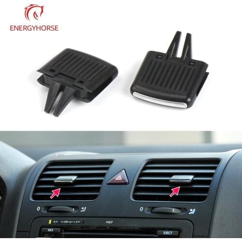 Car Front Air Conditioning A/C Air Vent Outlet Tab Air Conditioning Leaf Adjust Clip Repair Kit for VW Sagitar Car Styling