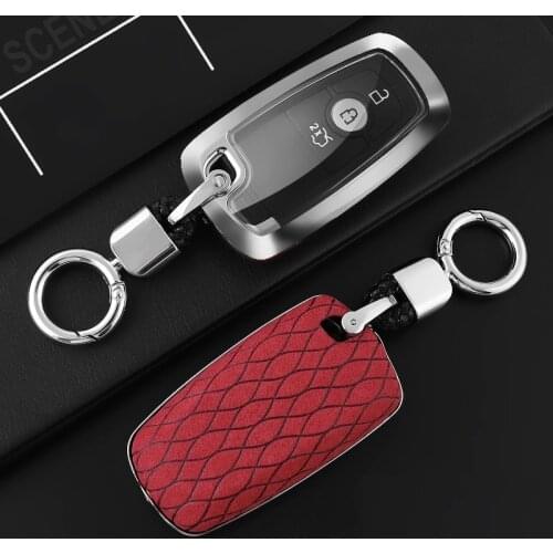 High Quality Car Sued Leather key Case key Cover For Ford Fusion Mondeo Mustang Edge Expedition EXplorer F-150 F-250 F-350