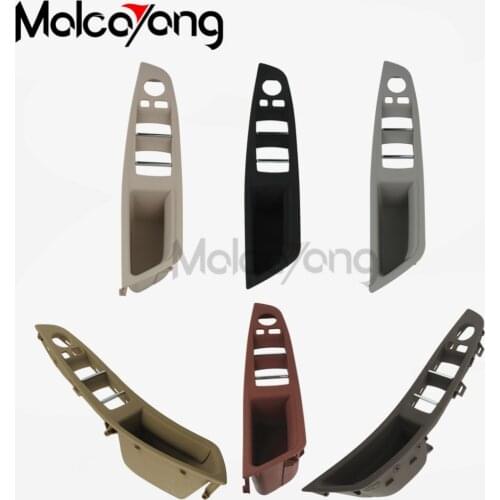 1PC/4PC Car Left Hand Drive LHD For BMW 5 series F10 F11 Car Interior Inner Door Handle Panel Pull Trim Cover