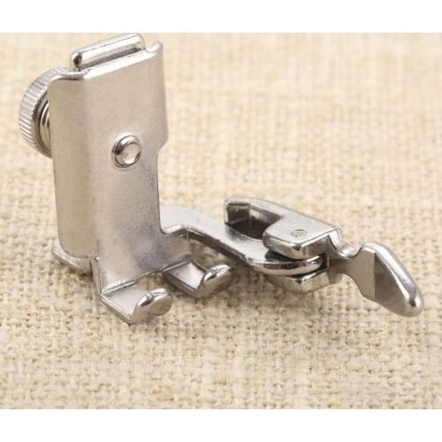 DRELD Home Sewing Machine Metal Adjustable Invisible Zipper Cording Presser Foot fit for All Low Shank Singer Brother Janome