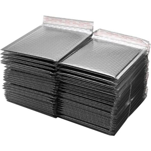 10/20/30/50 150x180mm Sliver Paper Bubble Padded Mailers Envelopes Gift Bag Bubble Mailing Envelope Bag Packaging Shipping Bags
