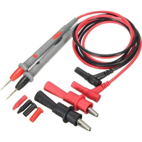 1000V 20A Probe Test Lead + Alligator Clips Clamp Cable Wire Test For Multi Meter Tester Digital Multimeter