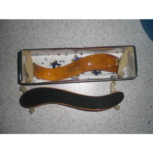 2PCs of Beautiful Violin shoulder rest , violin wooden shoulder pad 4/4