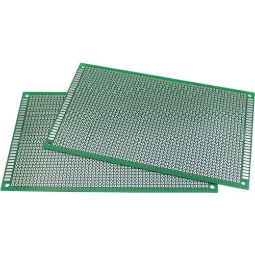 5pcs/lot 9x15cm Double Side Printed Circuit Prototype Board 9*15cm Universal PCB Copper Plate 2.54mm Electronic Soldering Board