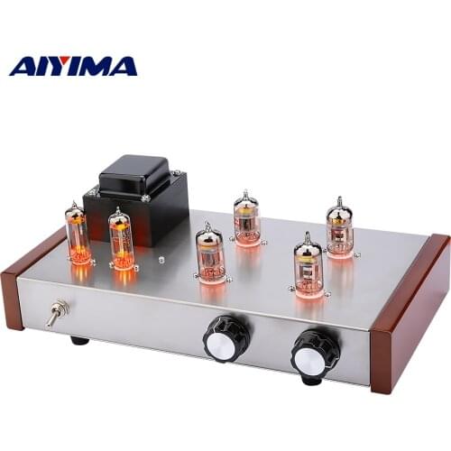 AIYIMA Bluetooth Pre Amplifier Audio 12AX7B 12AU7 Vacuum Tube Preamplifier HiFi Preamp Tube DIY Home Theater Speaker Amplifier