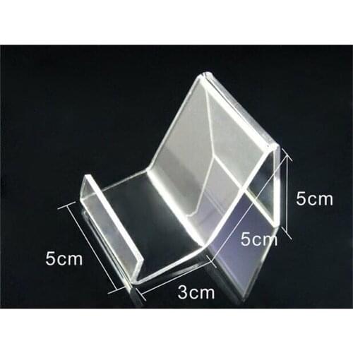 Acrylic shoe sneaker sandal slippers phone display rack stand shoes cell phone holder display