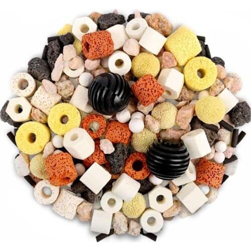 Fish Tank Bio Balls Filter Aquarium Pond Carbon Ceramic Rings Filtration Media