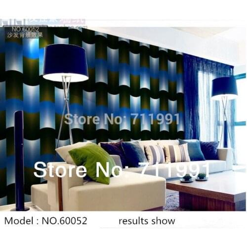Free shipping custom black and gray purple blue bar KTV super modern geometric abstract backdrop stereoscopic wallpaper