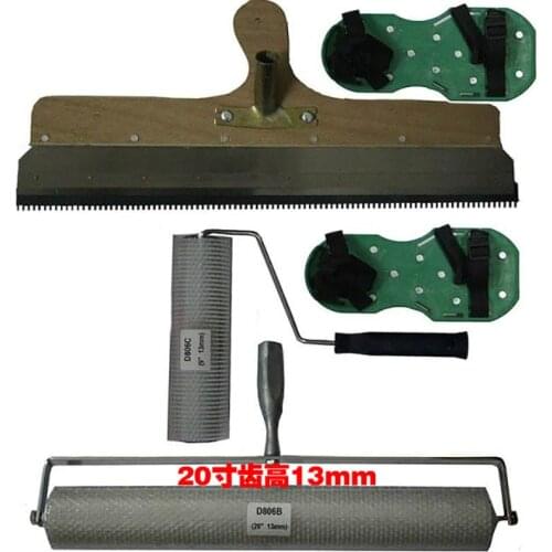 Cement Tool Self-leveling Blade Spike Rake Construction Tools Kit Epoxy Floor Paint Roller